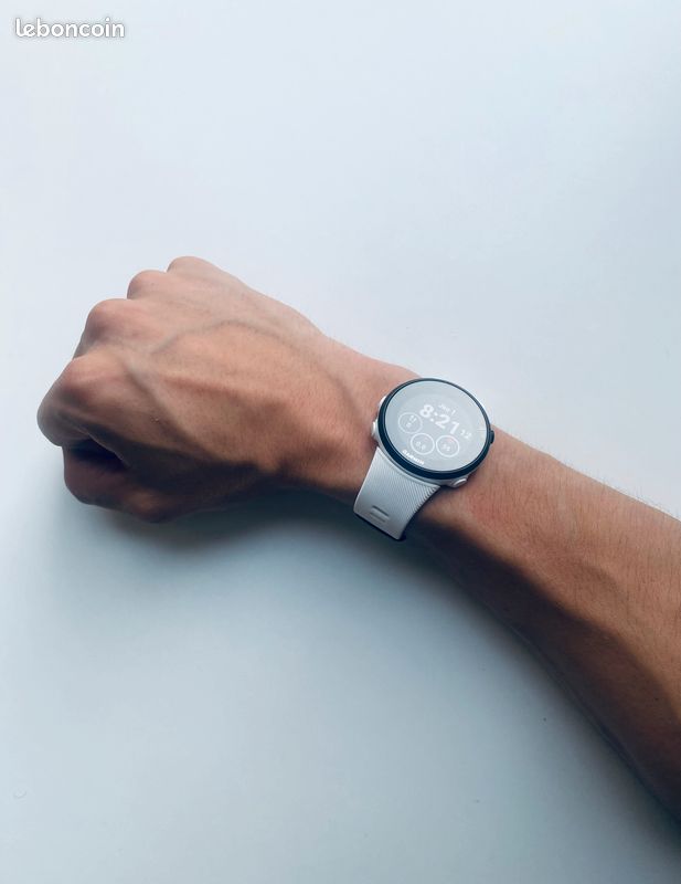 Hand Knotted Garmin Forerunner 45 Small White Garmin Forerunner