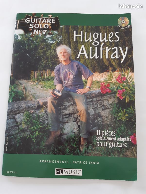 Partition Guitare Hugues Aufray - N°7 - Solo Guitare - Recueil De Chansons
