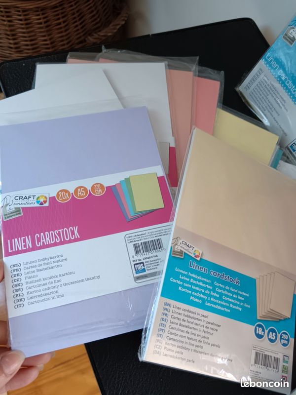 Gros lot scrapbooking loisirs créatifs activités manuelles papeterie strass (image 5)