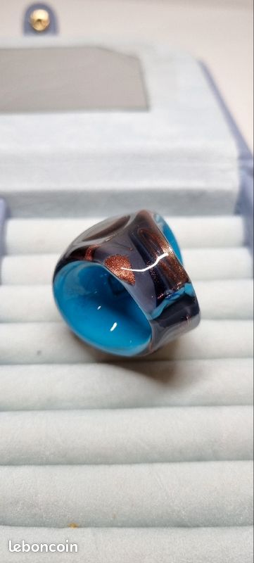 Bague en verre de Murano 58/59 Montres Bijoux
