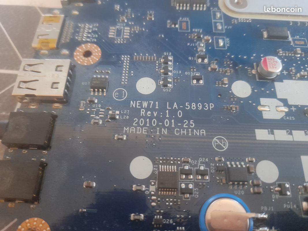 Carte Mère PC Portable Packard Bell ARES GM AGM00 - Pièce Détachée Pour Réparation