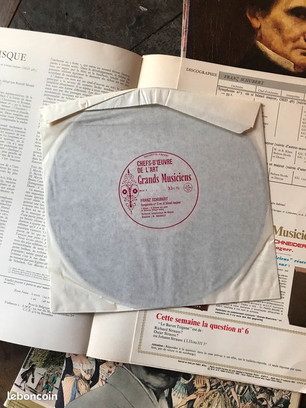 Lot 10 vinyles chefs œuvres livres (image 2)