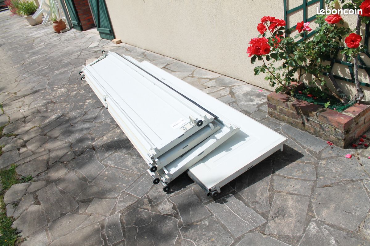 Porte isolante sectionnelle 2.50 x 2.25 m épaisseur 4cm (image 1)