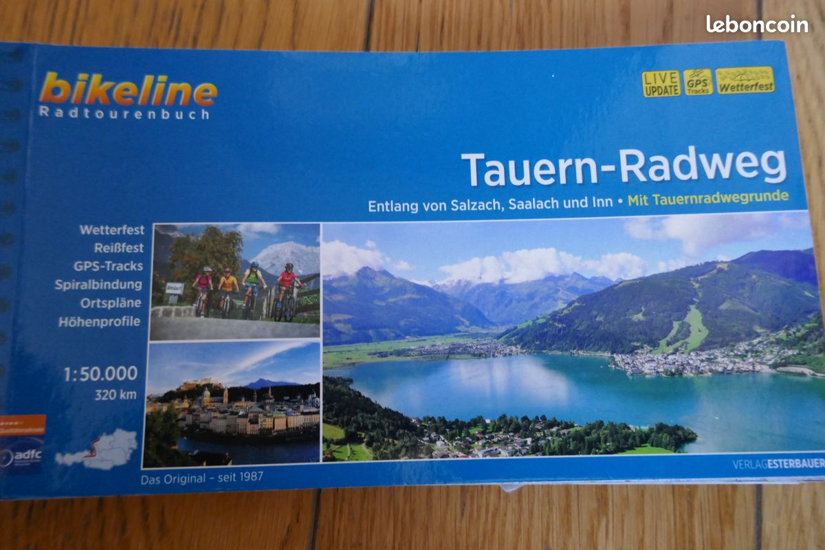 Topo guide vélo "Tauern Radweg" Edition Bikeline (image 1)