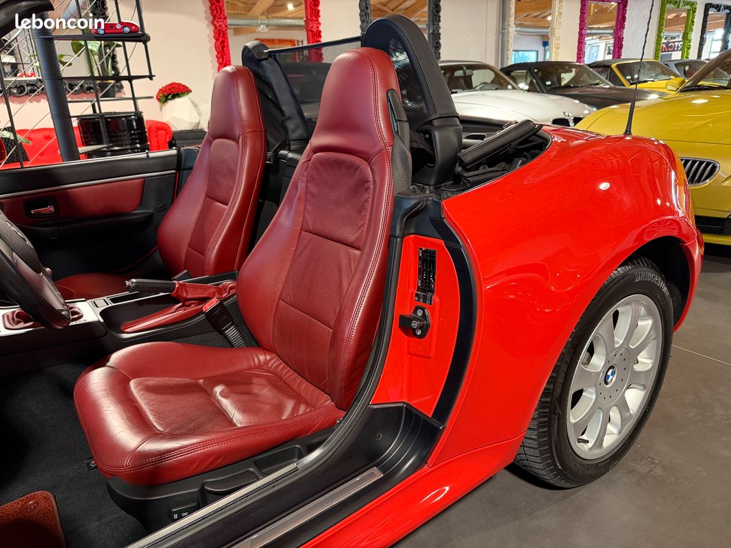 BMW Z3 2.0 6 Cylindres 150cv Phase 2 "RARISSIME" Rouge Hellrot II / Cuir Oregon Rouge 02/2000 71.000 km "ÉTAT NEUF" *LIVRAISON POSSIBLE (image 8)