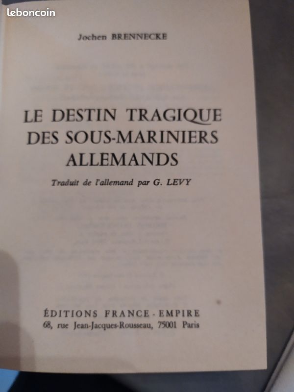 Le destin tragique des sous-mariniers allemands - Jochen Brennecke (image 2)