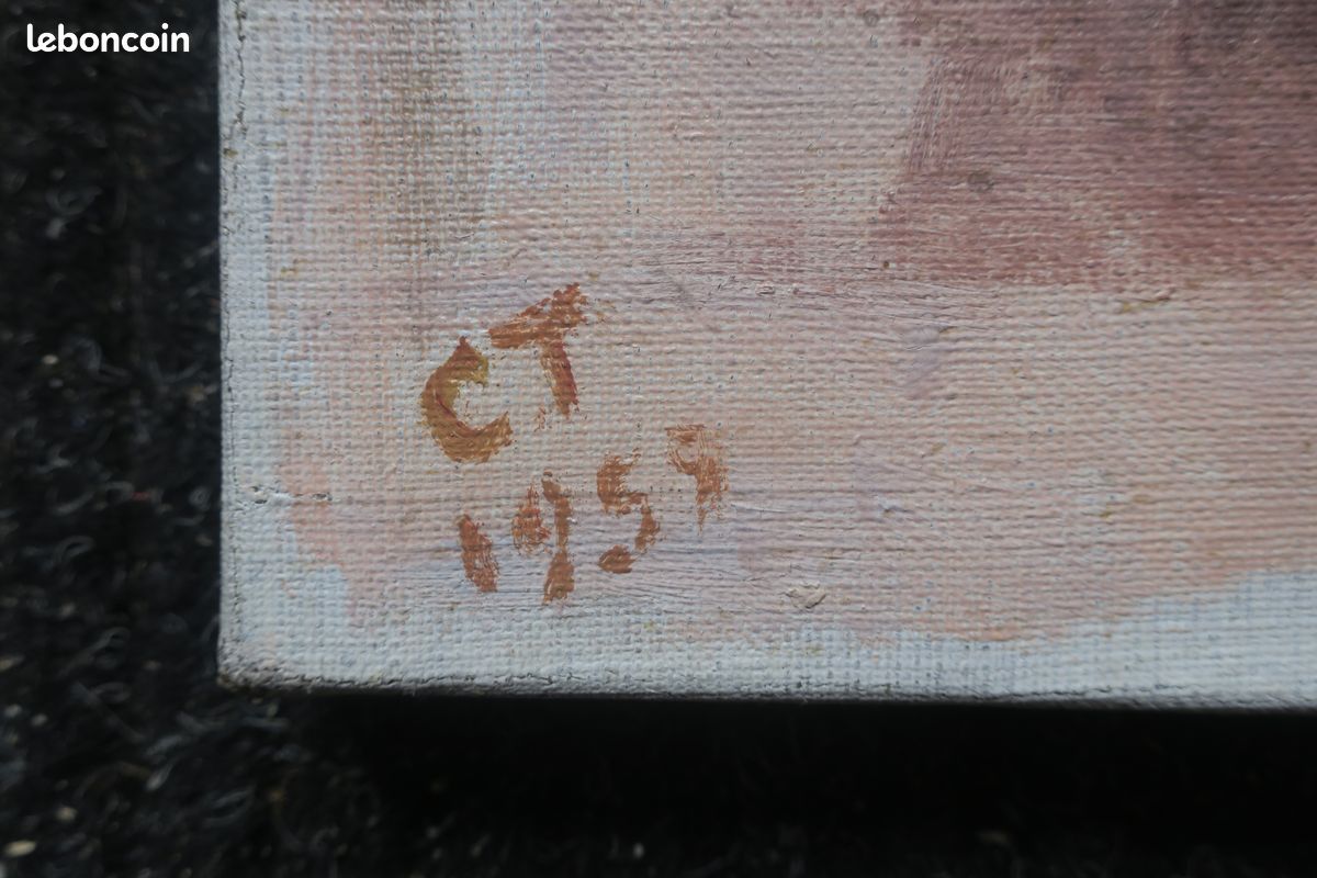 Huile sur toile Nature morte (image 2)