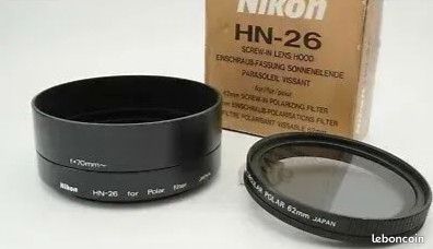 Nikon Filtre Polarisant Vissable HN-26 62mm + Facture + Garantie (image 1)