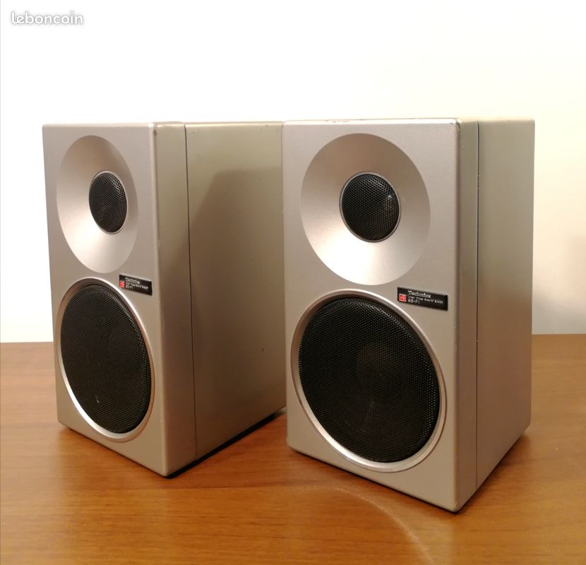Enceintes TECHNICS SB-F1 Hi-fi vintage en bel état (image 1)