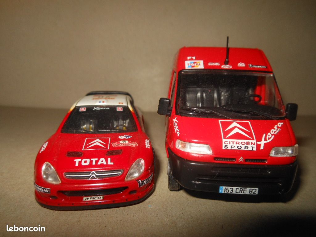 1/43 citroen jumper avec remorque miniature - Collection