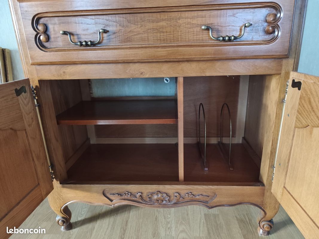 Petit meuble merisier TV ou autre (image 4)