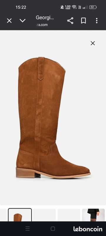 Bottes neuve daim Georgia Rose (image 6)