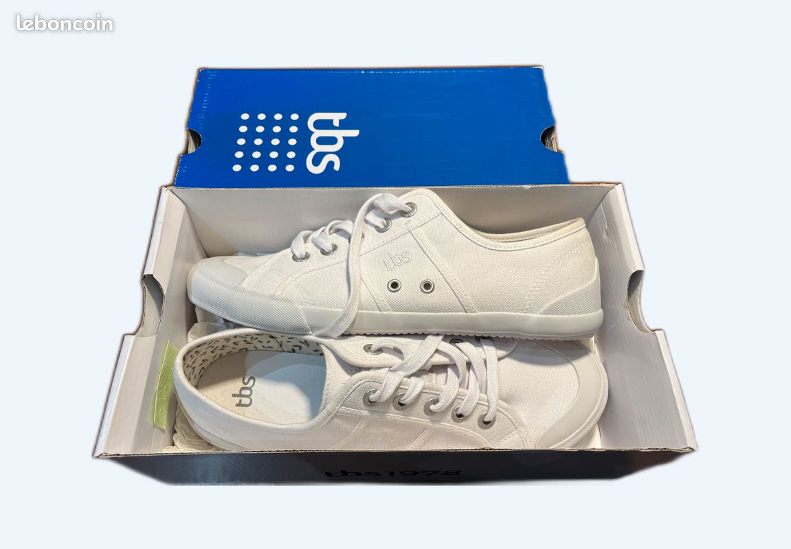 Tbs Opiace Blanche Basket Blanche Tbs Baskets Tbs TBS OPIACE Blanc