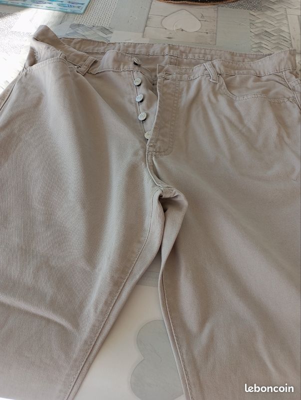 Pantalon coton taille 48 (image 1)