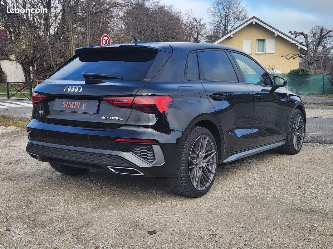 AUDI A3 SPORTBACK BUSINESS 40 e-tron 204 S tronic 6 Business line HYBRIDE RECHARGEABLE/SUIVI AUDI/GARANTIE 6 MOIS (image 7)