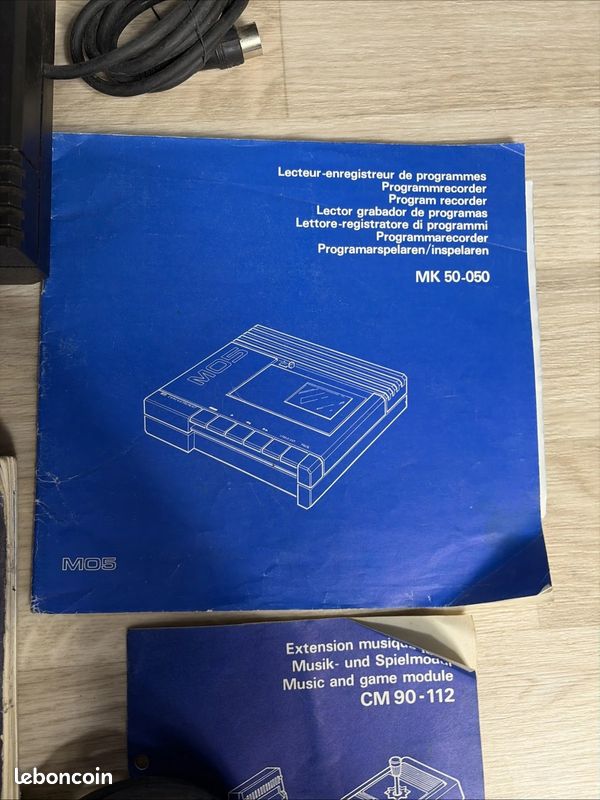 Console Vintage Thomson JV 1002 – Avec Boîte Et Notice, Complète Et Fonctionne TBE