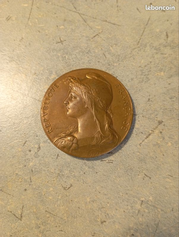 Médaille NICE 1897 Uniface REF92437