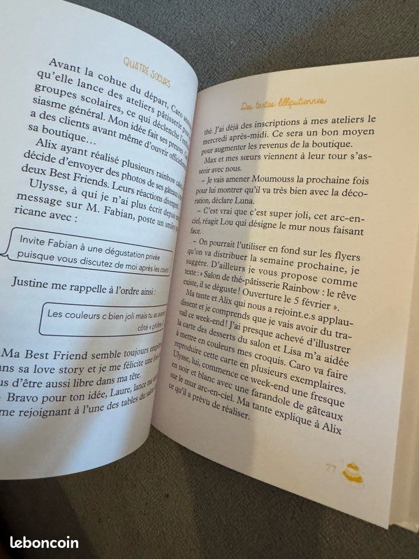 Livre « quatre sœurs à l’atelier pâtisserie » (image 3)