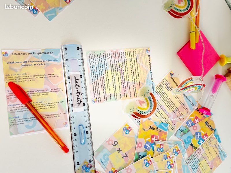 Jeu pour jouer et apprendre les tables de multiplication (image 13)