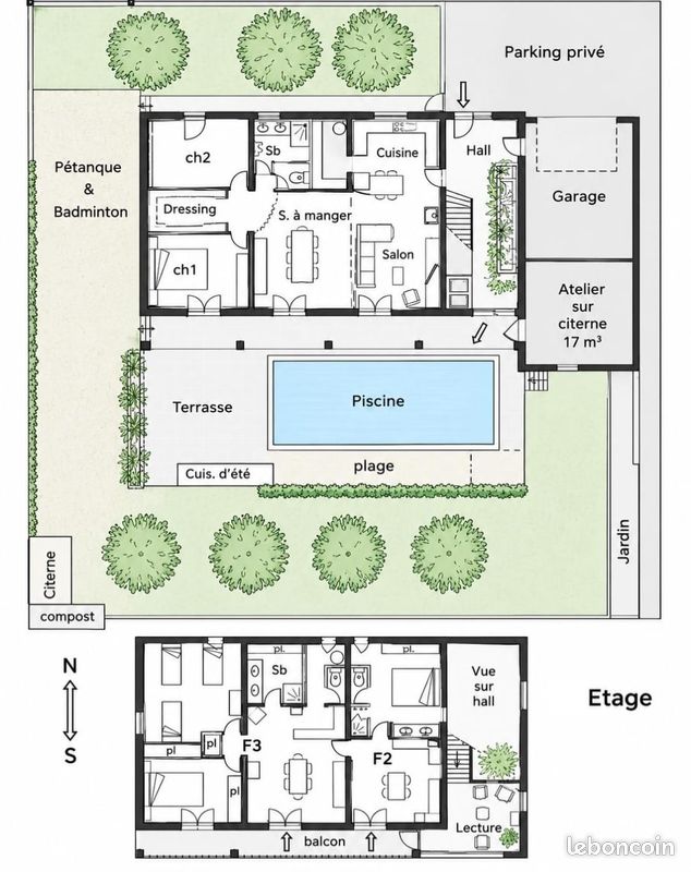 Immeuble 176 m² · à Quissac · 176 m² · 398 000 €