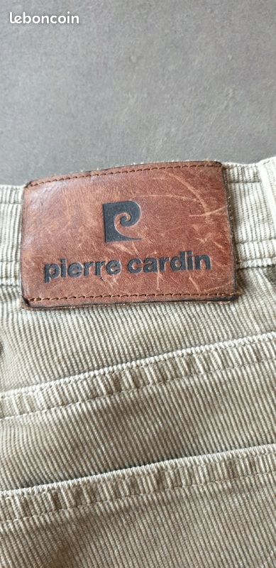 Pantalon homme 40's marron à fines rayure blanche - French Moustache