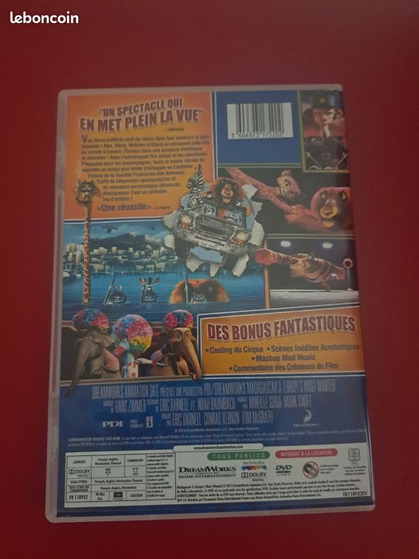 Madagascar 3 bons baisers d'Europe (image 1)
