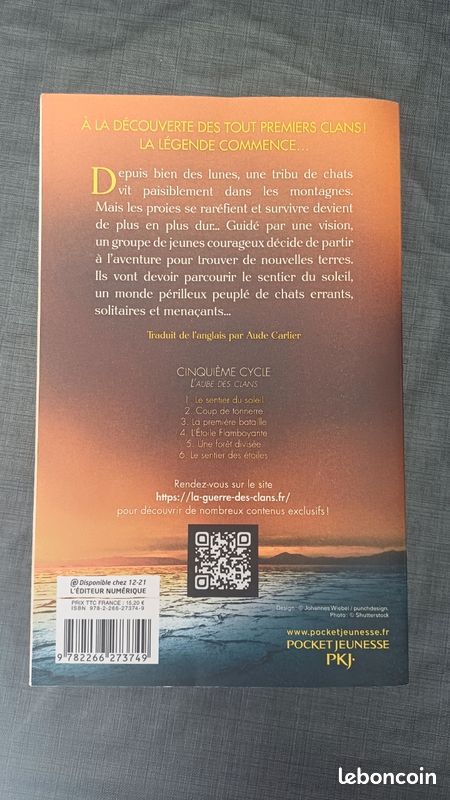 La Guerre des Clans - Cycle 5 - Livre 1 Le sentier du soleil (image 2)
