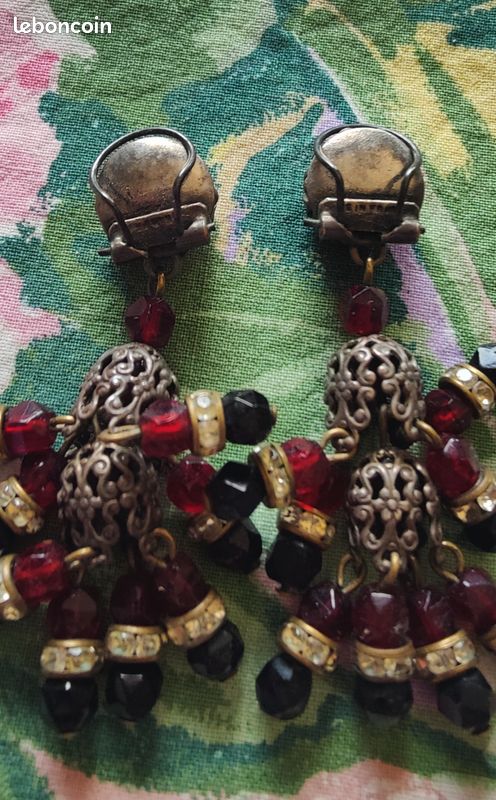 Boucles d'Oreilles Dormeuses Argenté Grosse Perle Blanche 18mm Class Retro E3 | eBay
