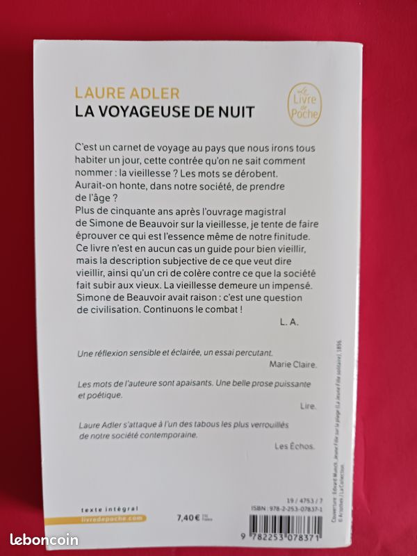 La voyageuse de nuit. Laure ADLER (image 2)