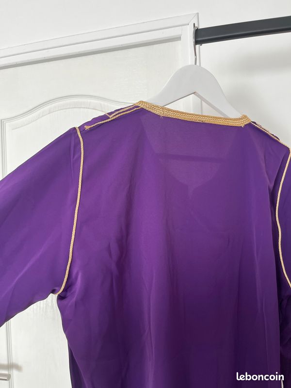 Abaya / caftan violet et lila (image 4)