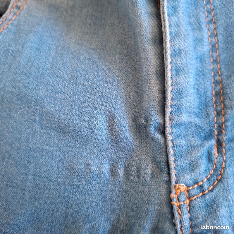 Jean skinny bleu ciel Zara taille 11-12 ans (image 8)