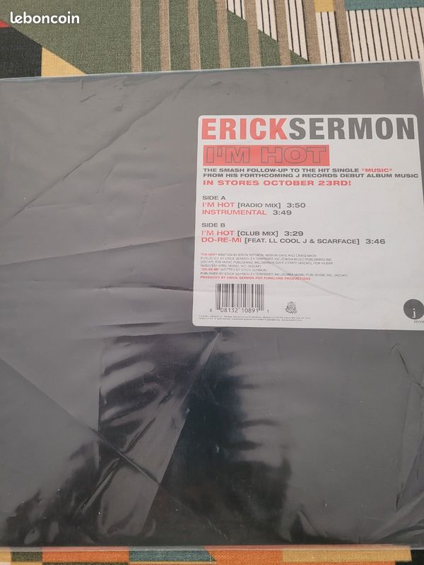 Vinyle Érick Sermon I'm hot (image 3)