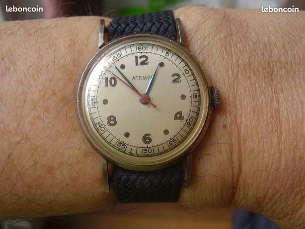 Lot De 2 Montres Vintage Années 30 - Mécanique, Boîtier Plaqué Or, Fait En France