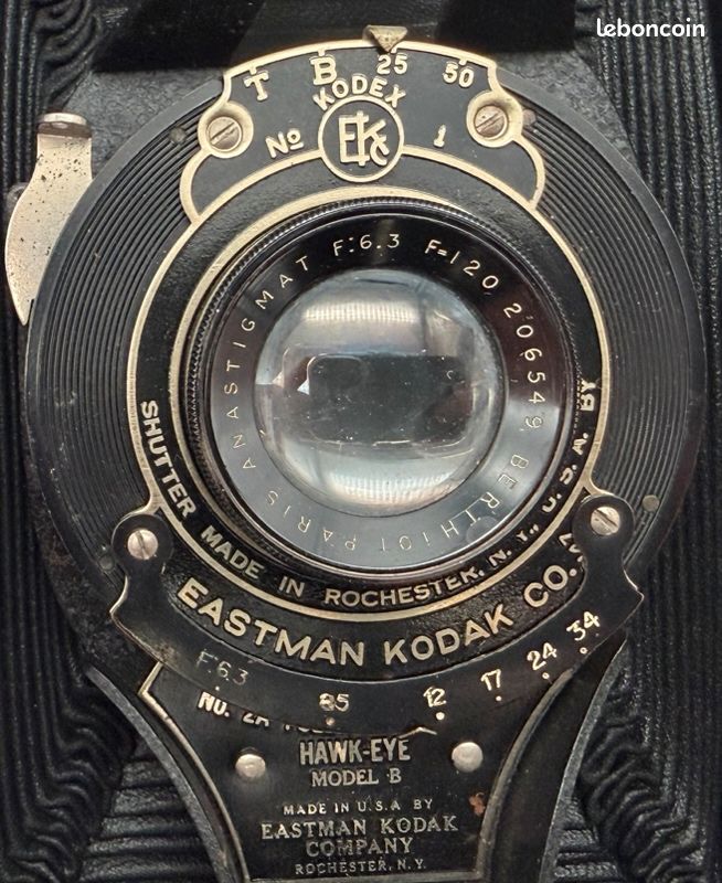 Appareil photo Eastman Kodak Folding Hawk Eye N° 2A - Collection