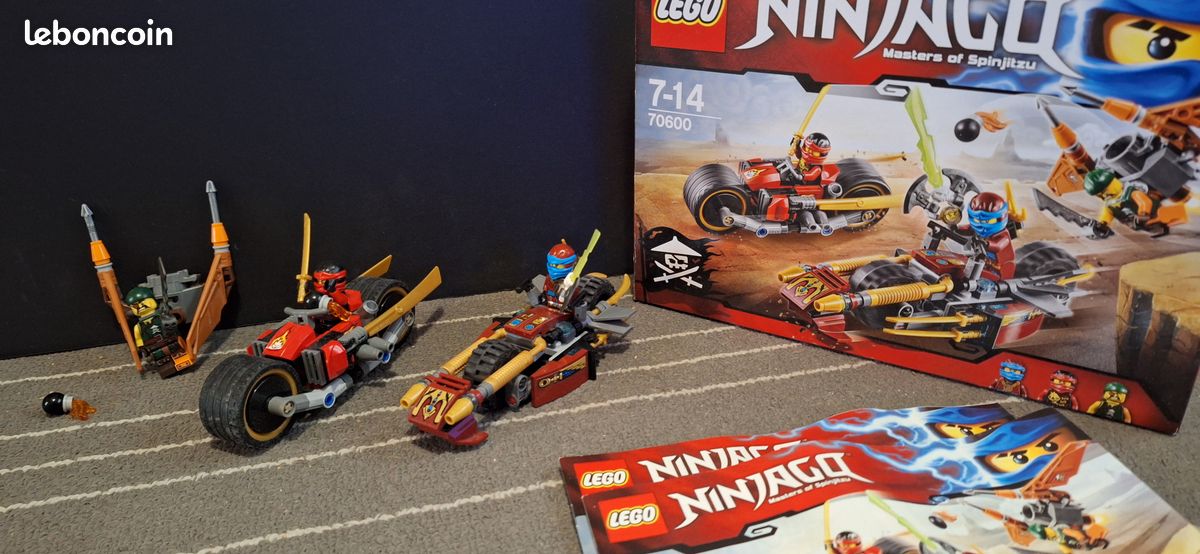 Lego Ninjago 70600 La poursuite en moto des ninjas (image 1)