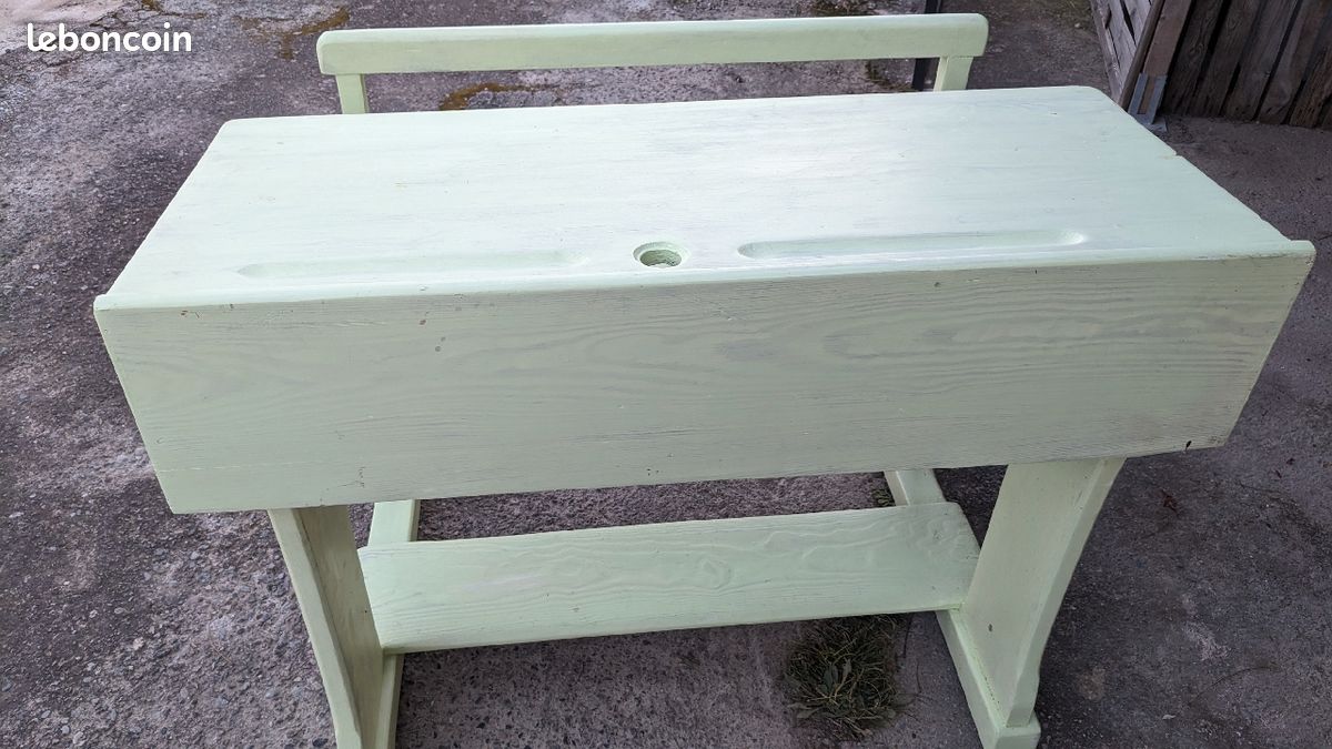 Urgent - Superbe bureau d'époque - bureau écolier (image 4)