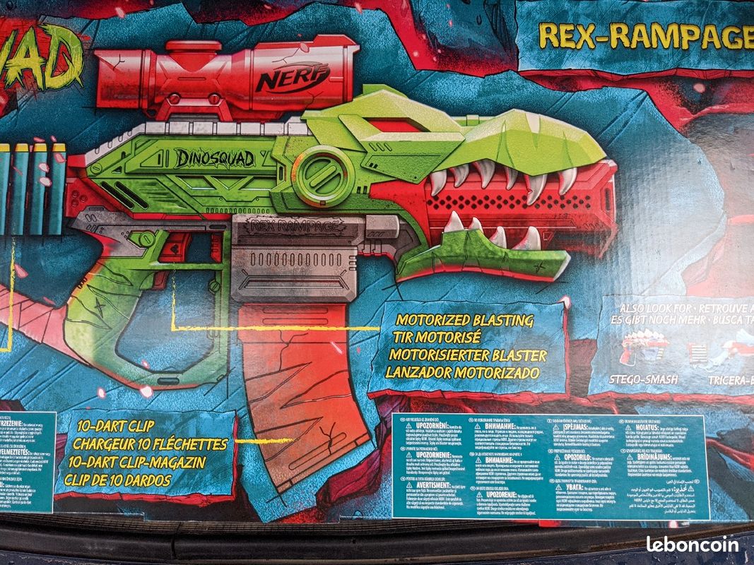Nerf Dinosquad Rex Rampage neuf (image 2)