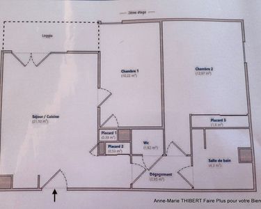 Appartement 194 250 € - 56 m²