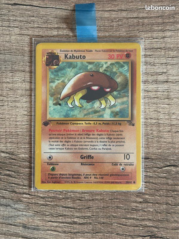 Pokmon - Kabuto First dition - Collection