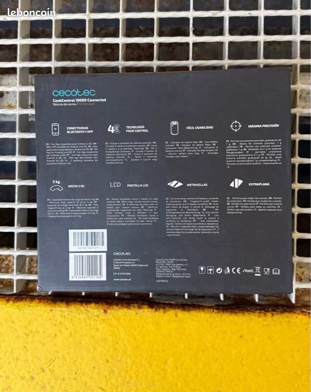 Cecotec Balance de cuisine Connecté Électroménager