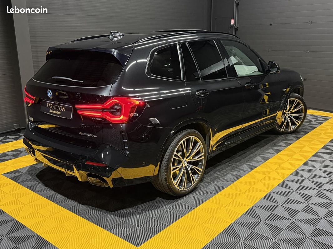 BMW X3 30e 292 cv M SPORT hybride rechargeable ( xDrive30e PHEV ) - JANTES 21 / FULL LED / TOIT PANO (image 3)
