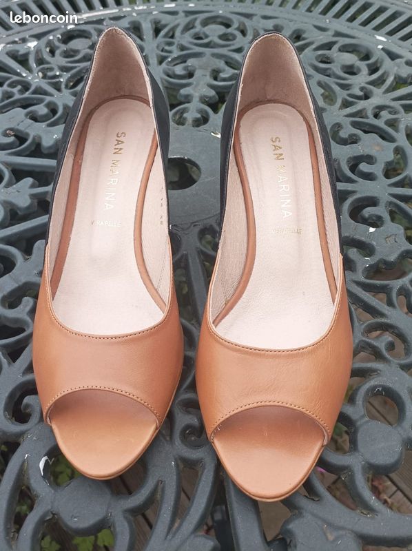 Escarpin San Marina - By Vera Pelle - Cuir véritable (image 1)