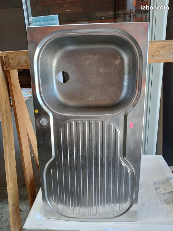 Evier Inox 1 vasque (image 1)