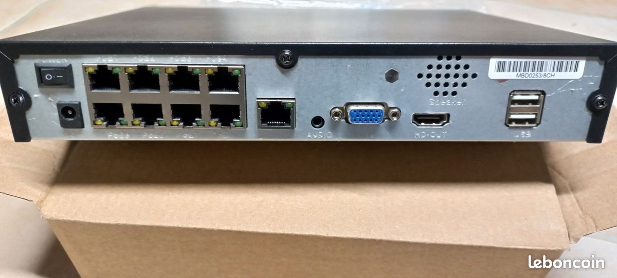Enregistreur caméra video surveillance NVR H.VIEW 4MP PoE (image 5)