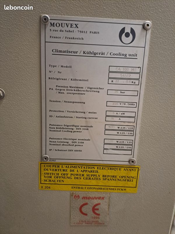 Climatiseur d'armoire (image 3)