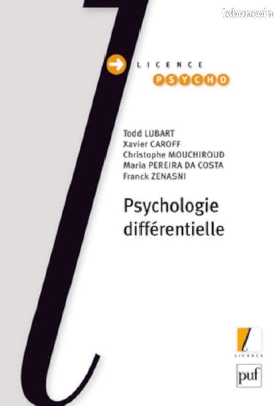 Psychologie différentielle, PUF - Neuf (image 1)