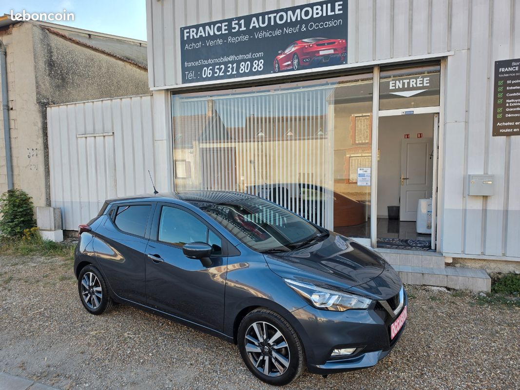 Nissan Micra 1.0 70 ch Made in France 21000 km 06/2018 1ère Main (image 1)