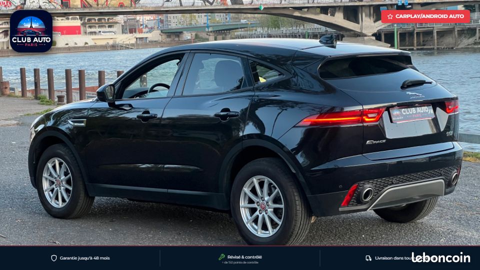 JAGUAR E-PACE 2.0D 150 AwD BVA9 BUSINESS – ENTRETIEN COMPLET - CARPLAY/ANDROID AUTO - CAMERA - COFFRE ELECTRIQUE (image 4)