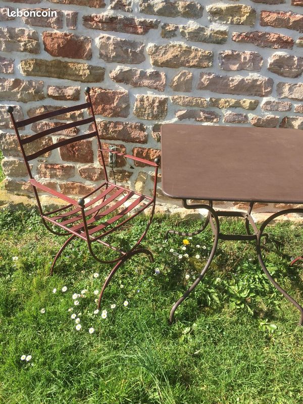 Ensemble de jardin en fer forge (image 2)