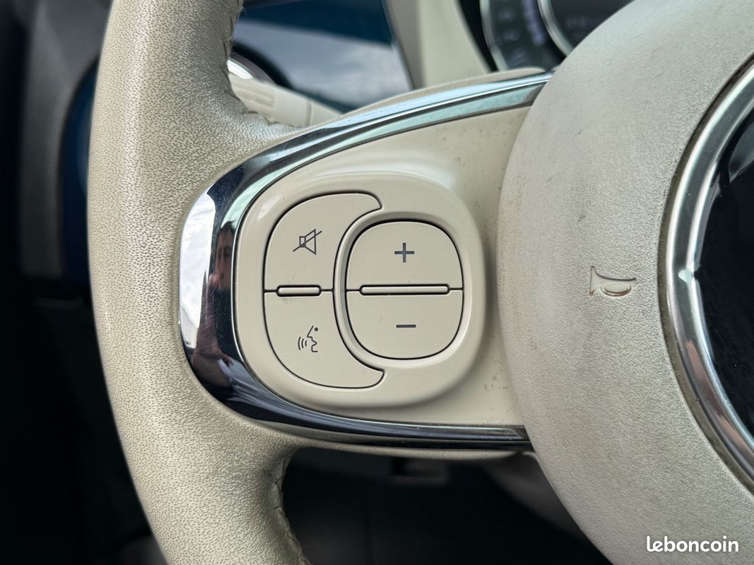 Fiat 500 1.2 70 lounge / distribution neuve / clim / toit panoramique / radars de recule / vitre electrique (image 13)